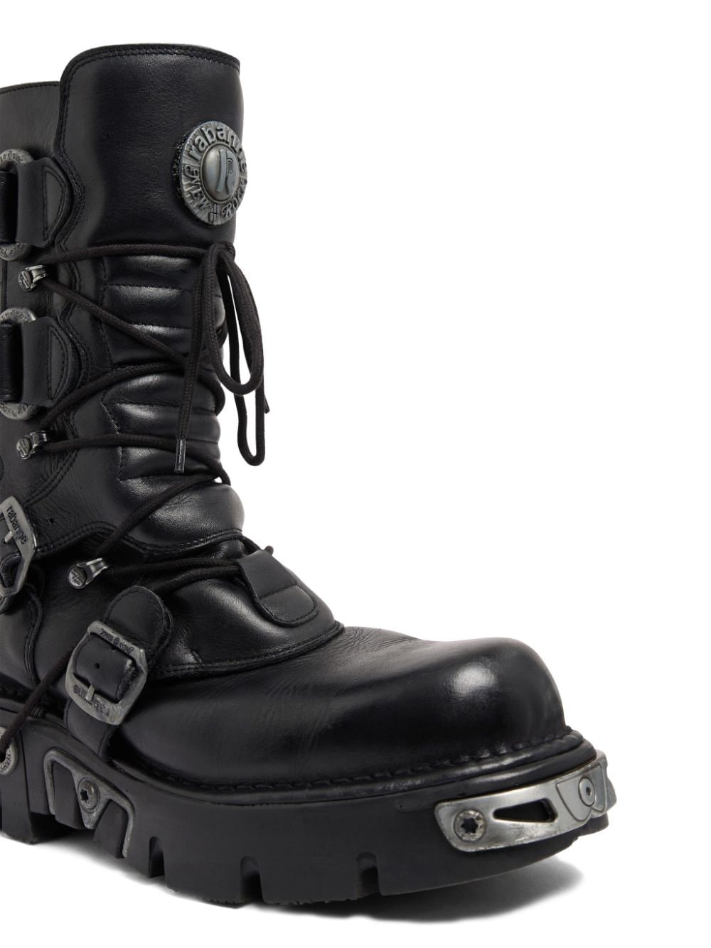 x New Rock buckled leather boots - 2