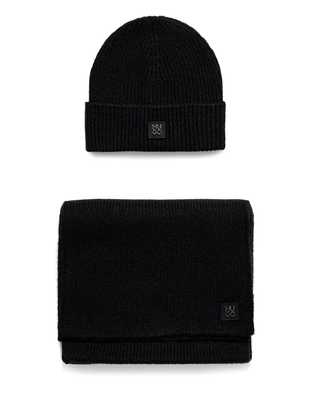 appliqué beanie set - 1
