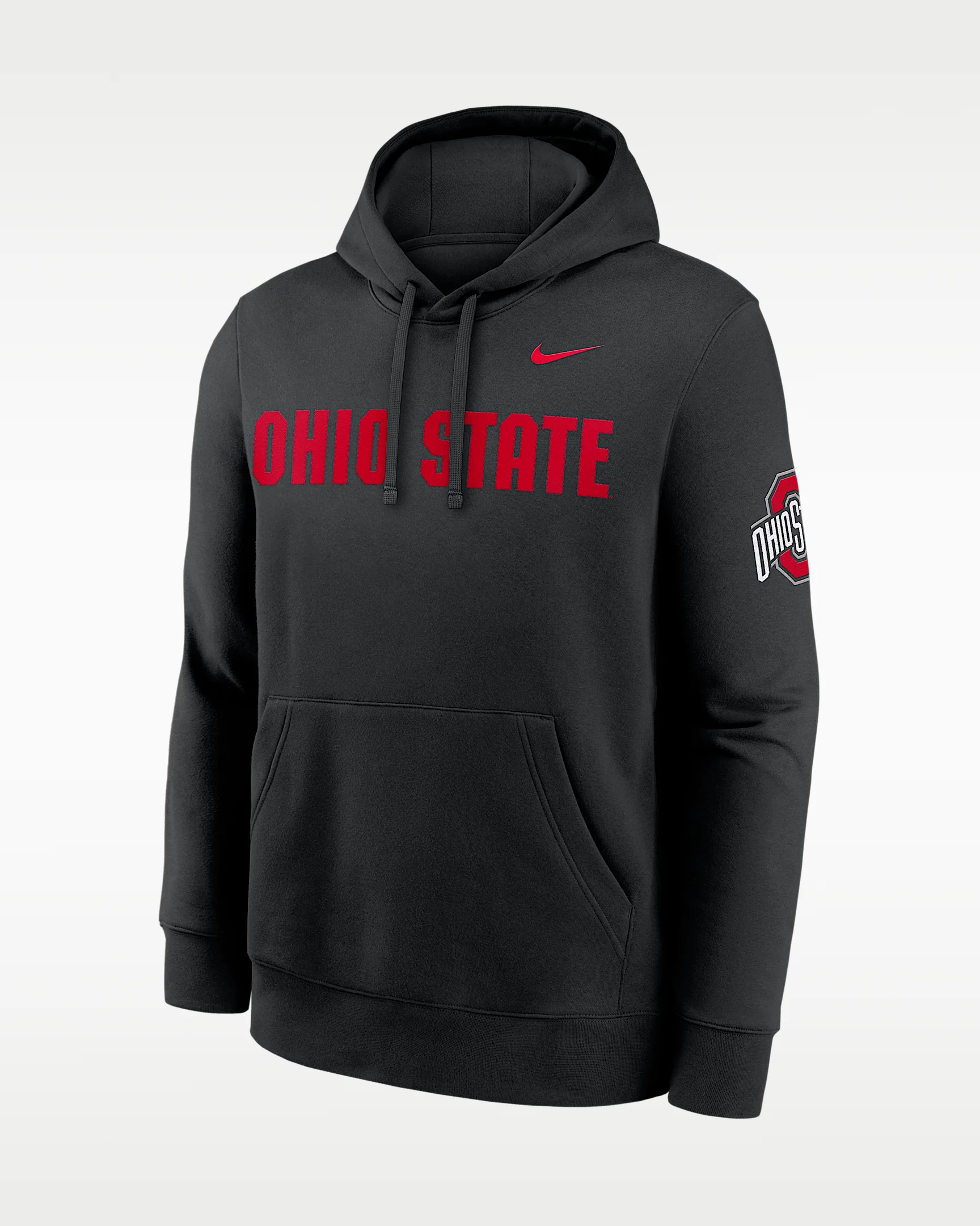 Ohio State Sideline Club Men's Nike College Pullover Hoodie - 1