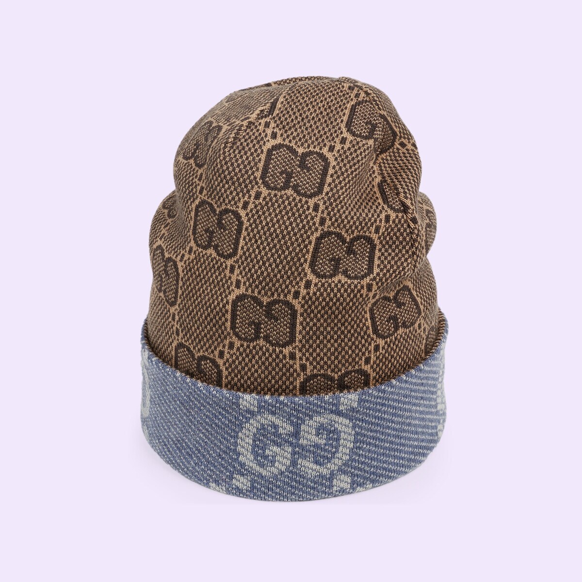 Reversible GG wool hat - 6
