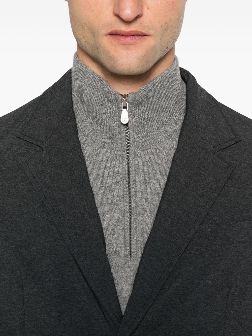 hooded blazer - 6