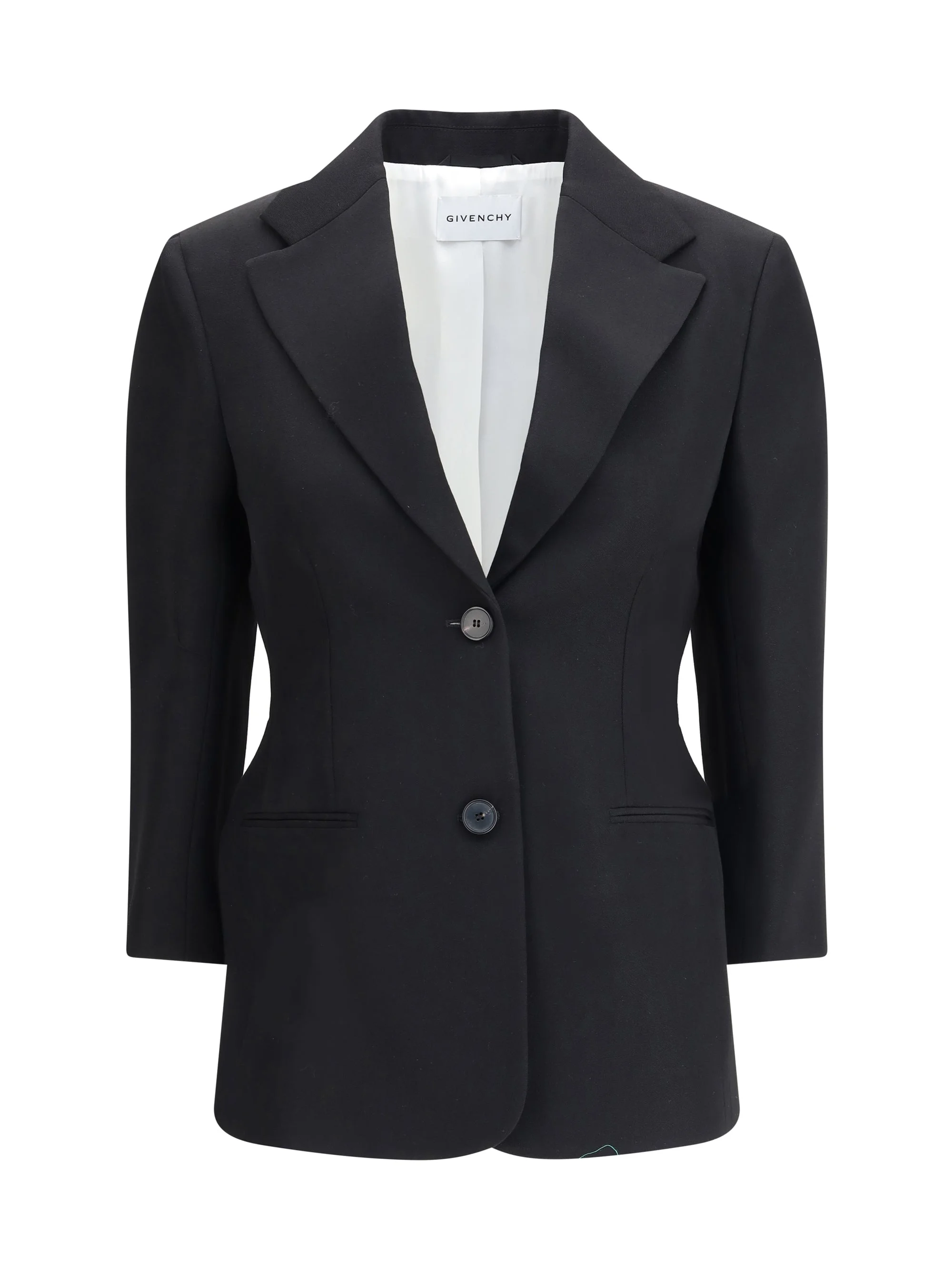 Givenchy Women Single-Breasted Wool Blazer - 1