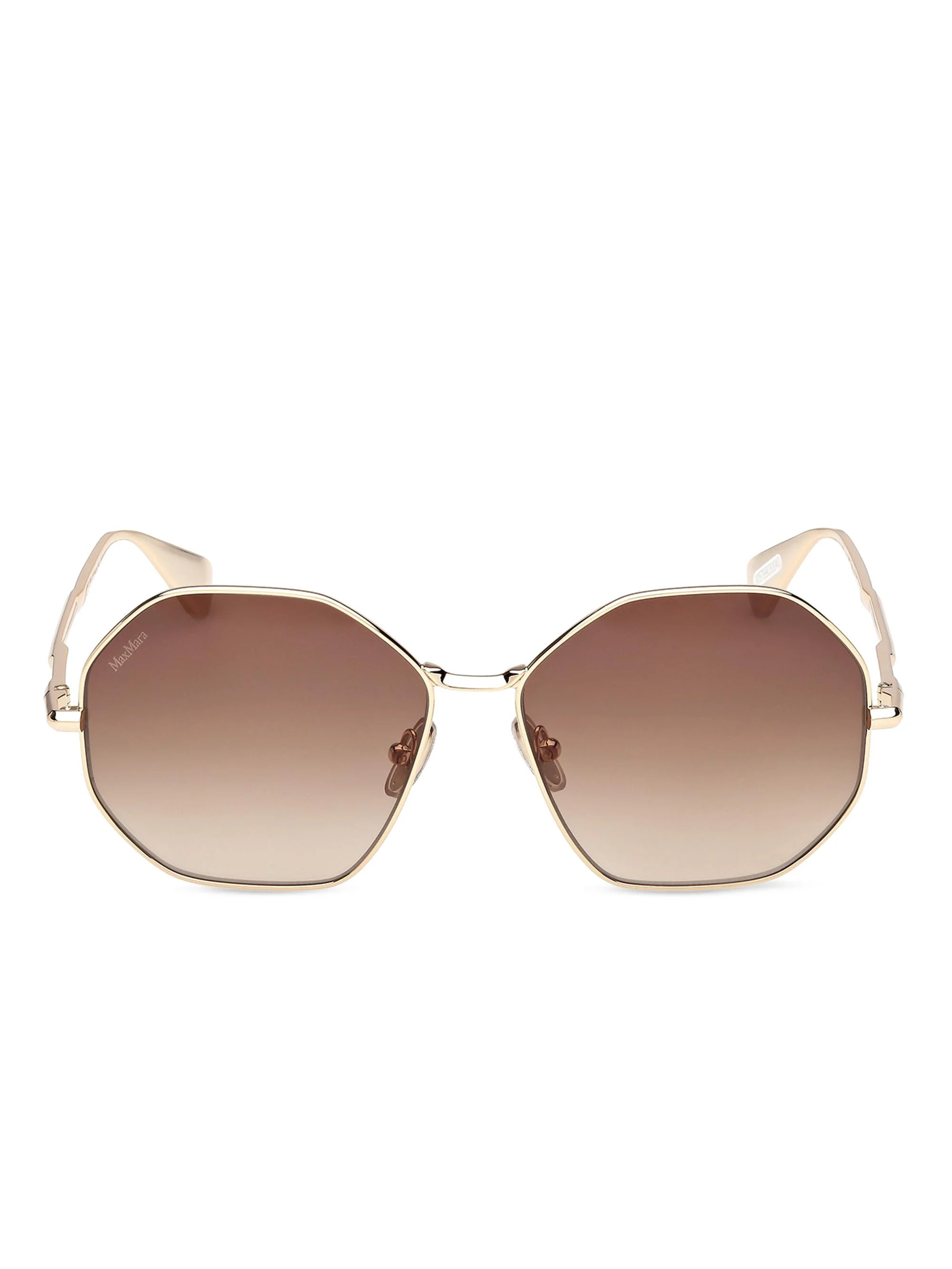 Women's Miller 57MM Geometric Sunglasses - Gold Brown - 1