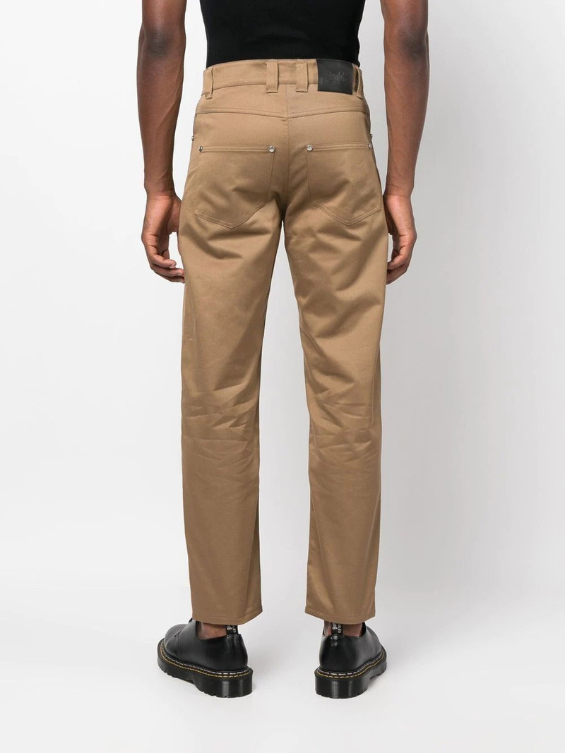 double-zip straight-leg jeans 4
