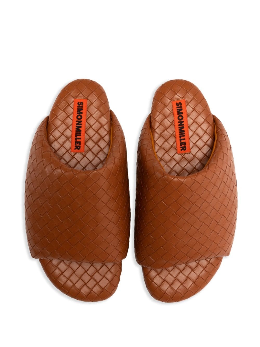 woven-design bubble slides - 2