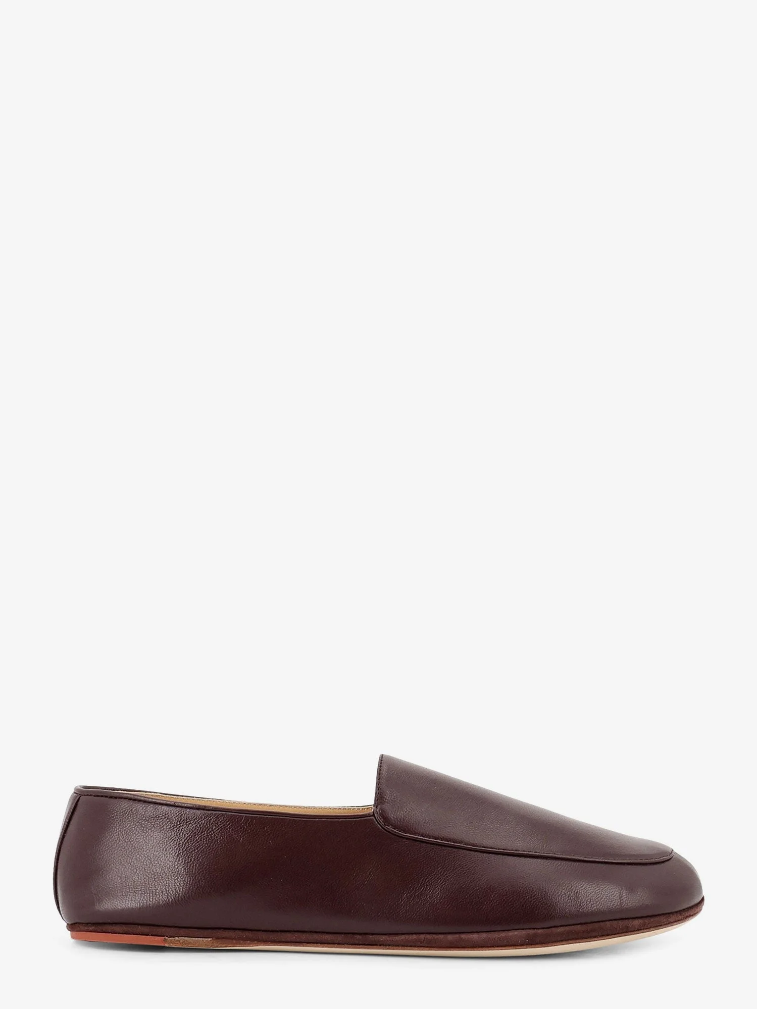 Loro Piana Anton Walk Leather Loafers Brown - 1