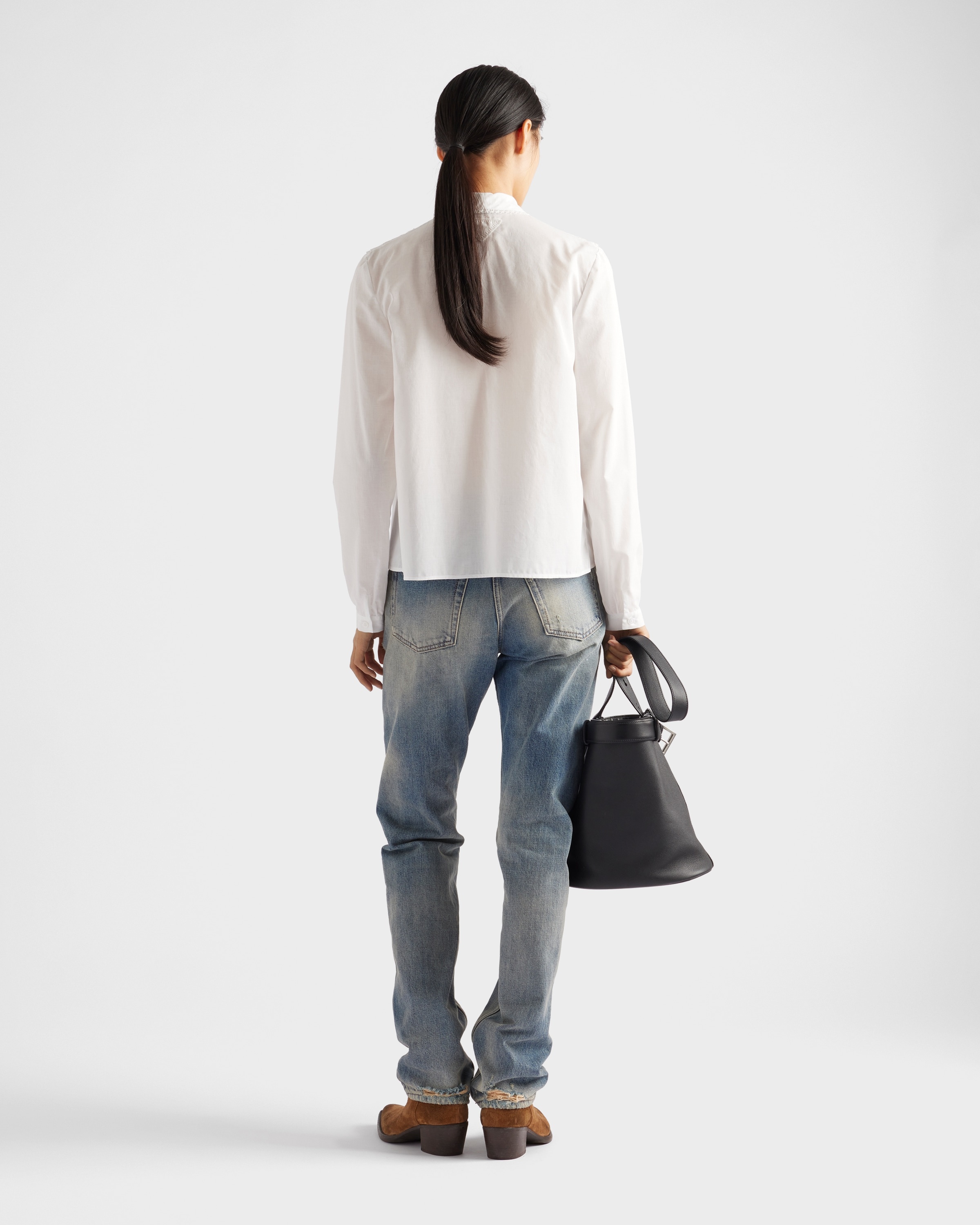 Tapered denim jeans - 5