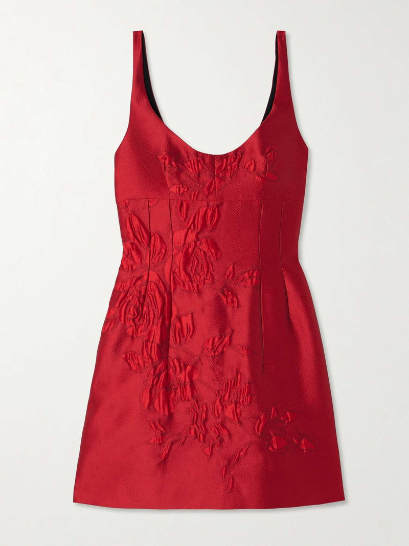 Einna floral cloqué mini dress - 1