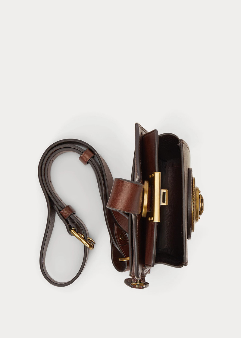 Heritage Lock Leather Sling Bag 4