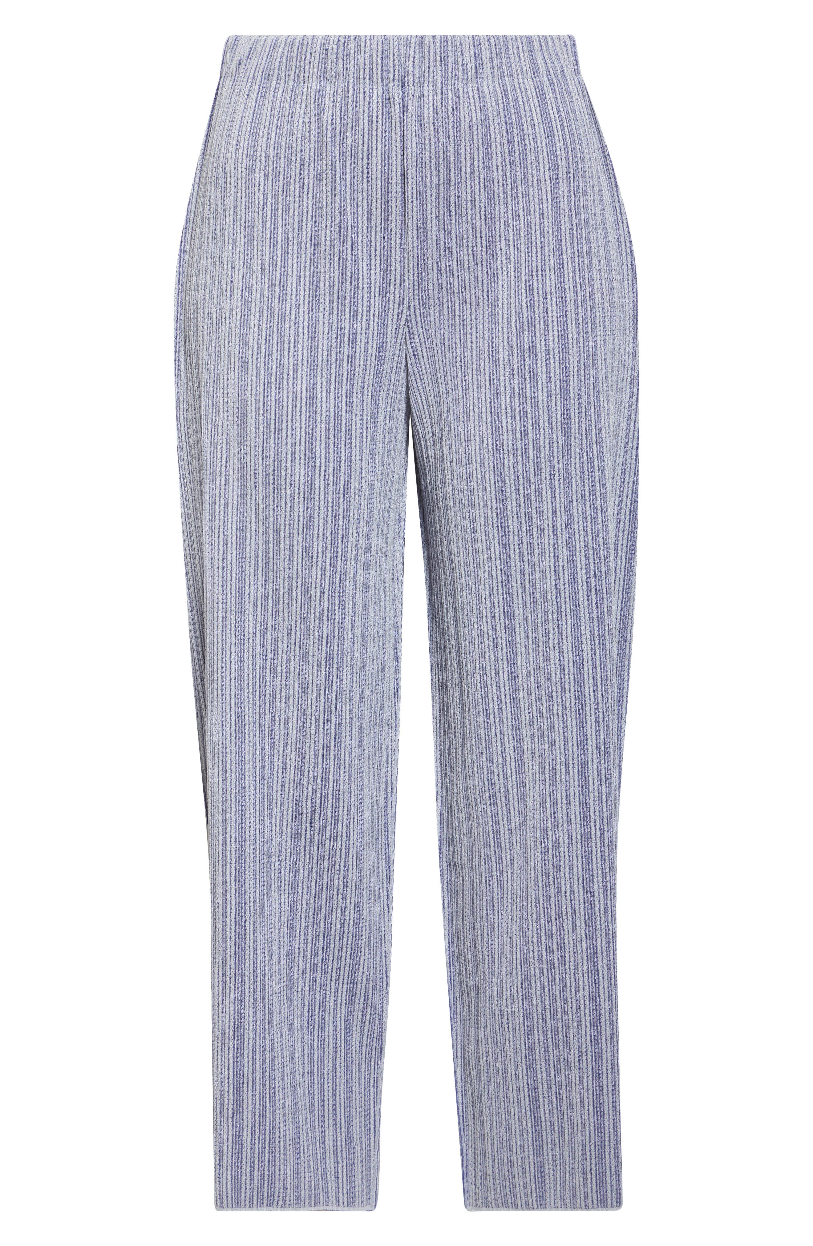 Pleats Please Issey Miyake A-POC Crop Pants in Blue at Nordstrom - 6