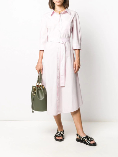 Marni belted 3/4 sleeves shirt dress outlook