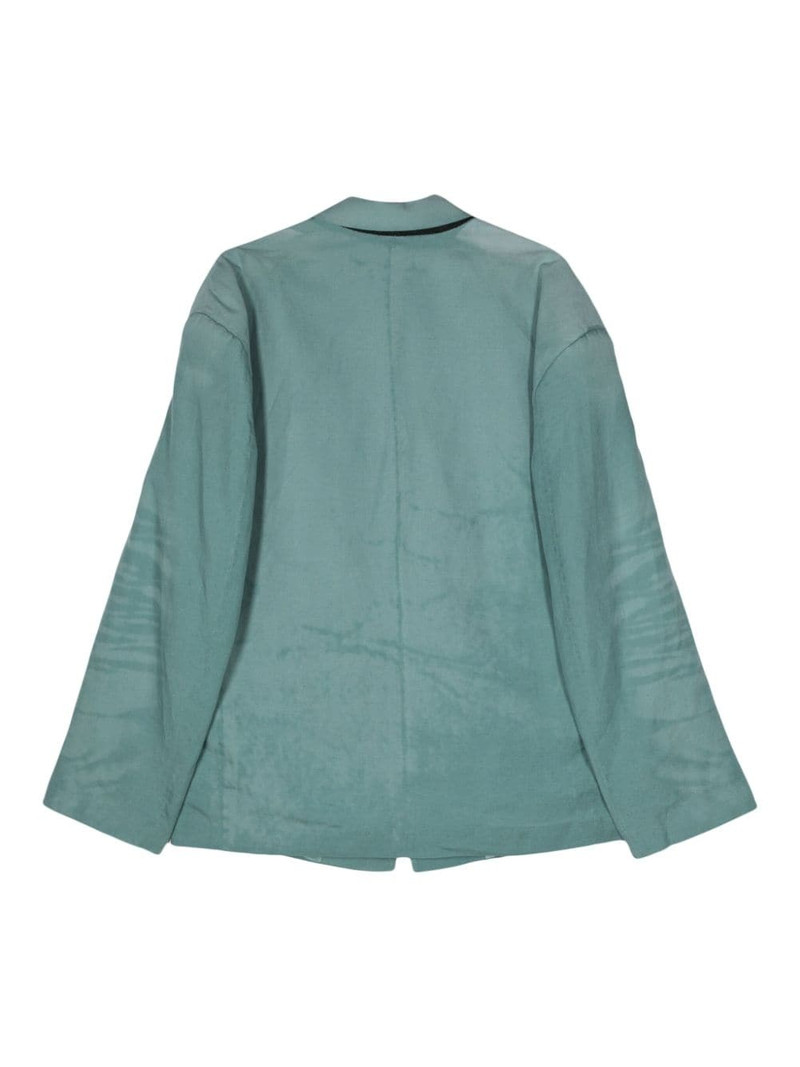 Martine Rose bleached-effect poplin blazer outlook