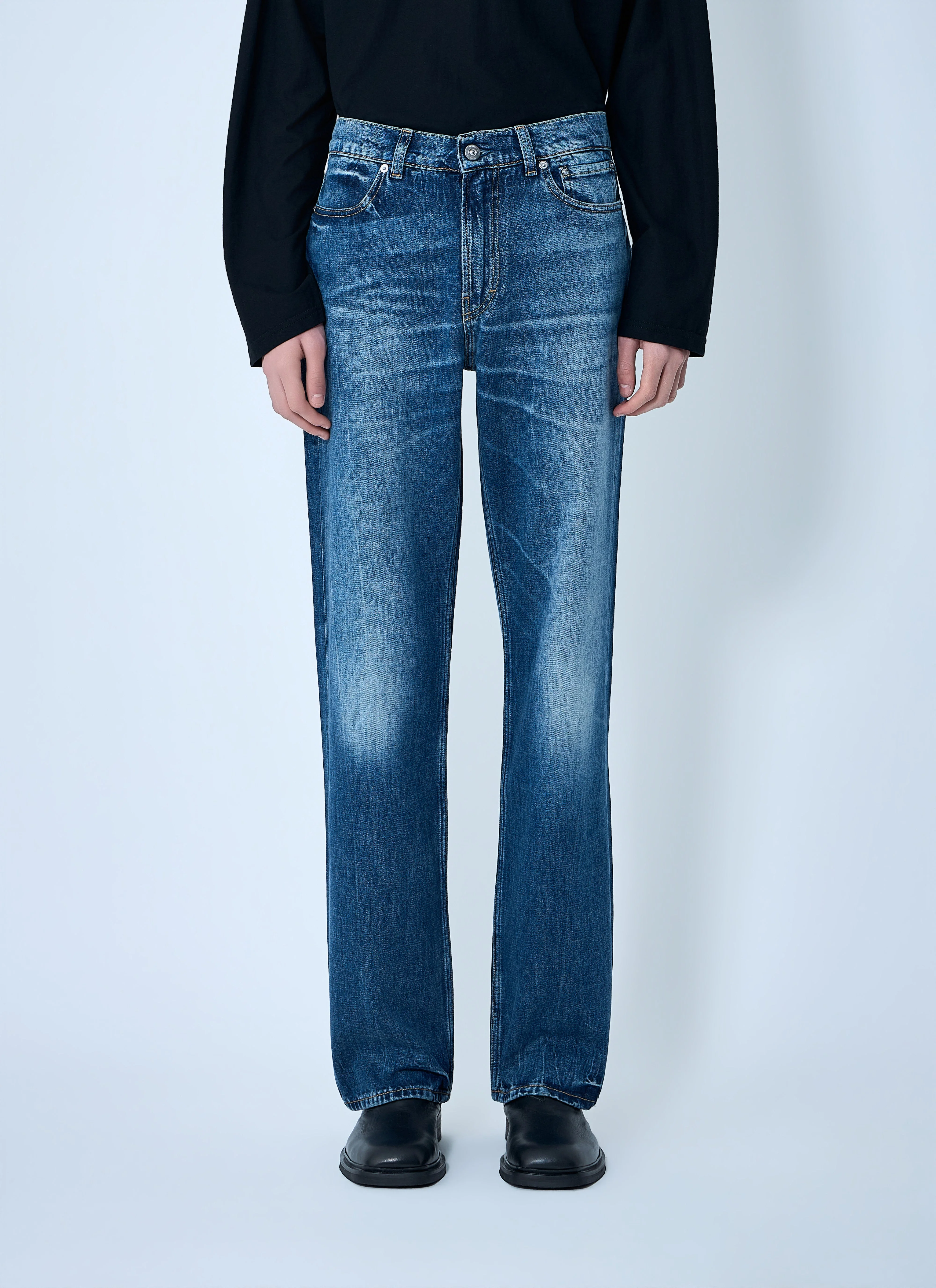Our Legacy Men Carlson Cut Faded Jeans - 1