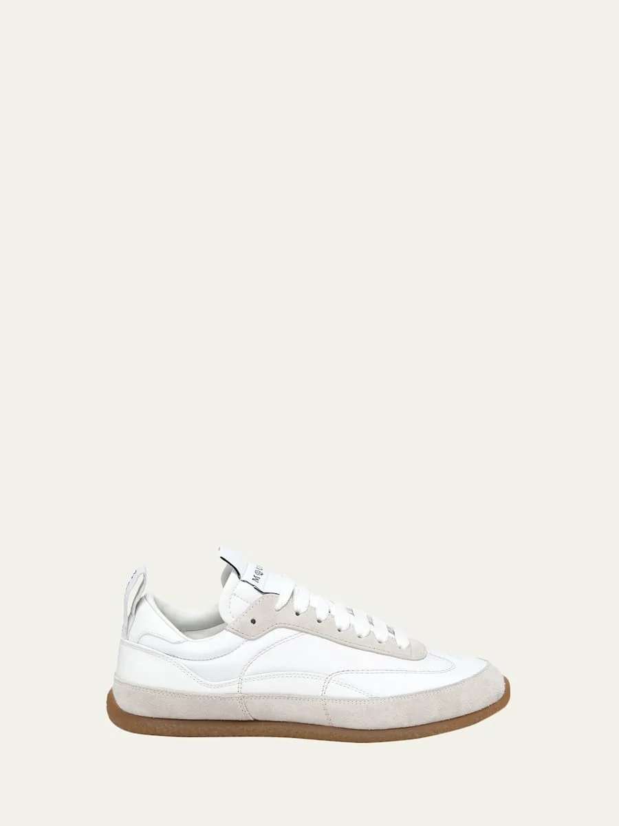 Men's EC1 Suede and Nylon Low-Top Trainers - 1