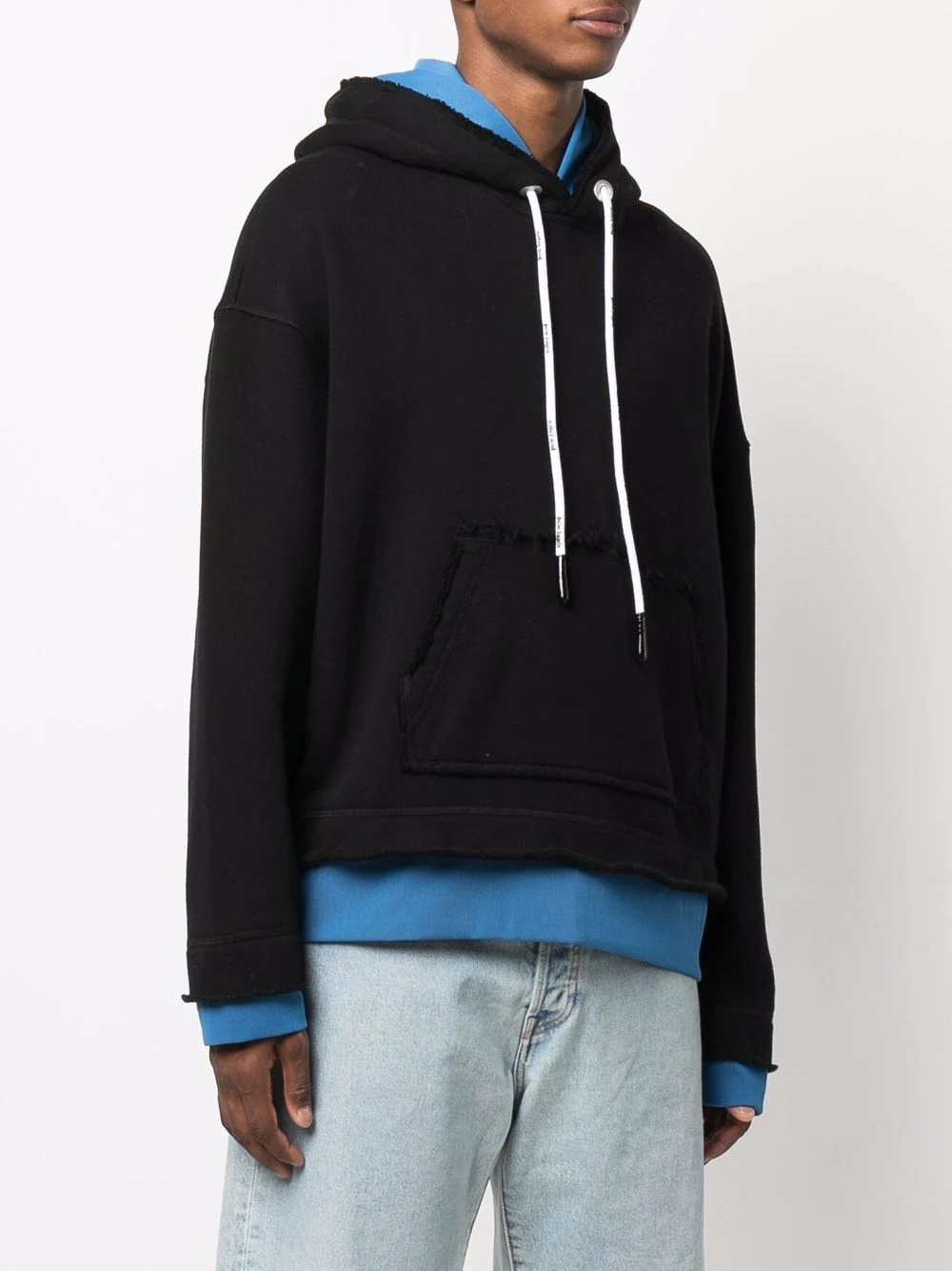 double layer hoodie - 3