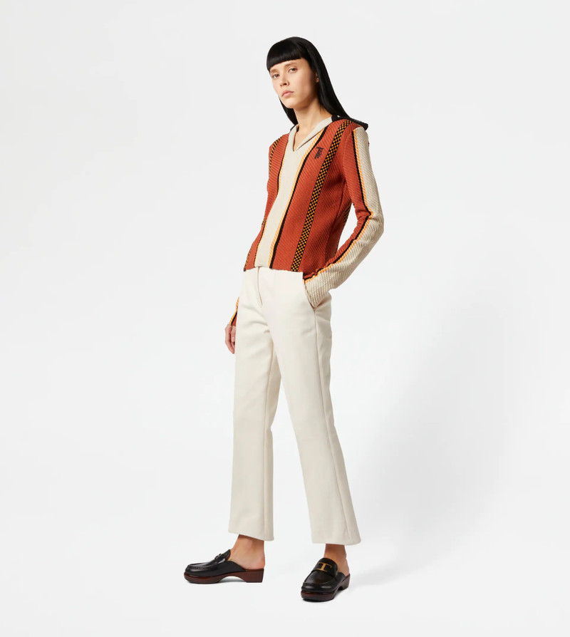Tod's TRUMPET-SHAPED TROUSERS - BEIGE outlook