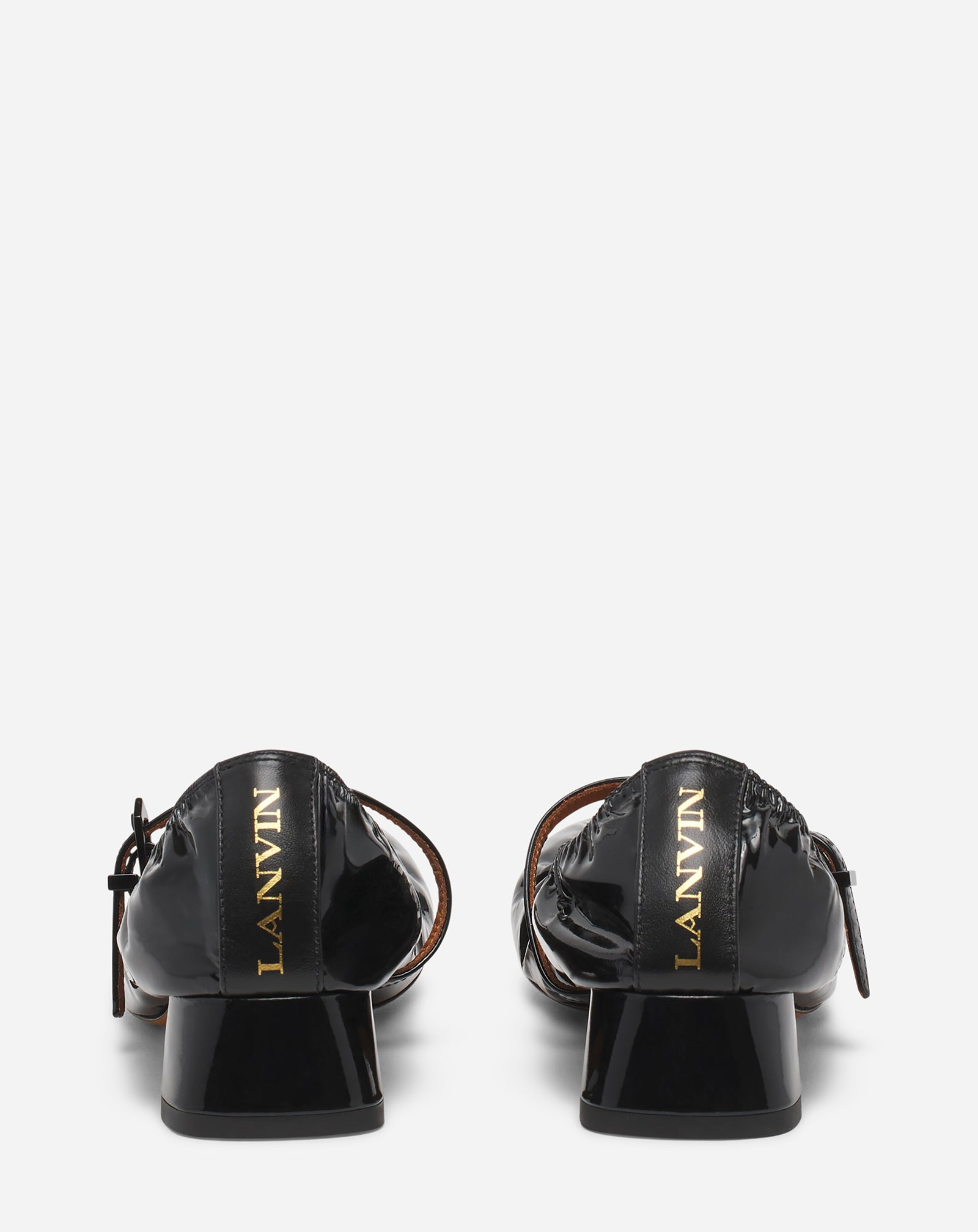 THE BALLERINA HEELED MARY JANE IN GLOSSY LEATHER - 4