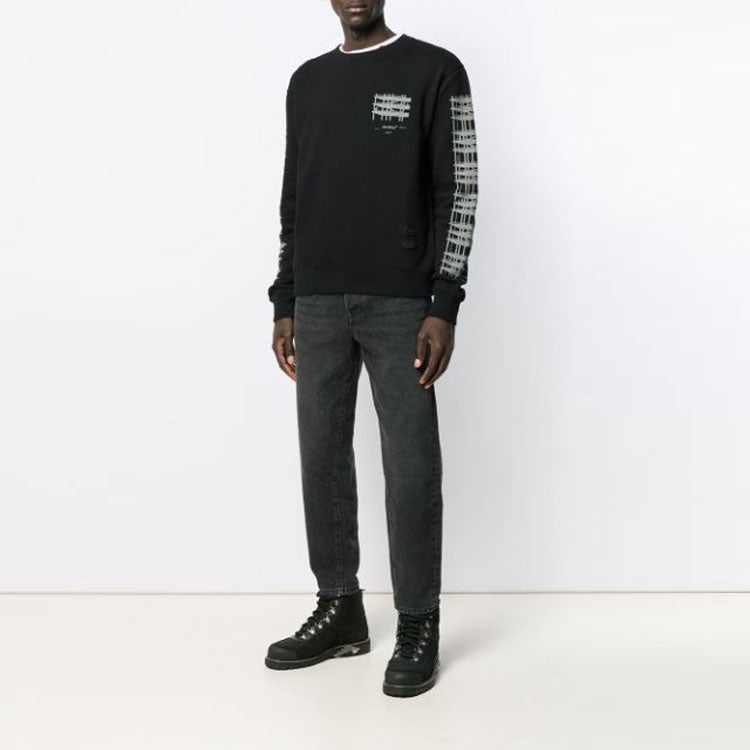 Off-White Diagonal Industrial Oversize Sweater OMBA025E19E300041091 - 3