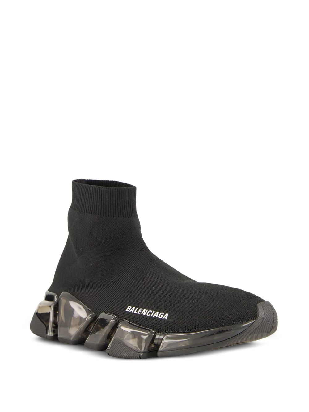 Speed 2.0 recycled-knit hi-top sneakers - 4