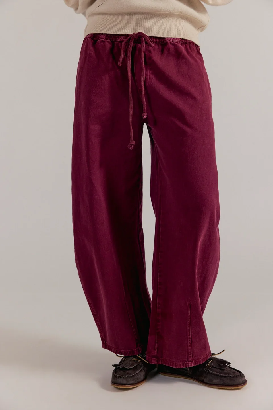 Lex Pull-On Barrel Pants - 1