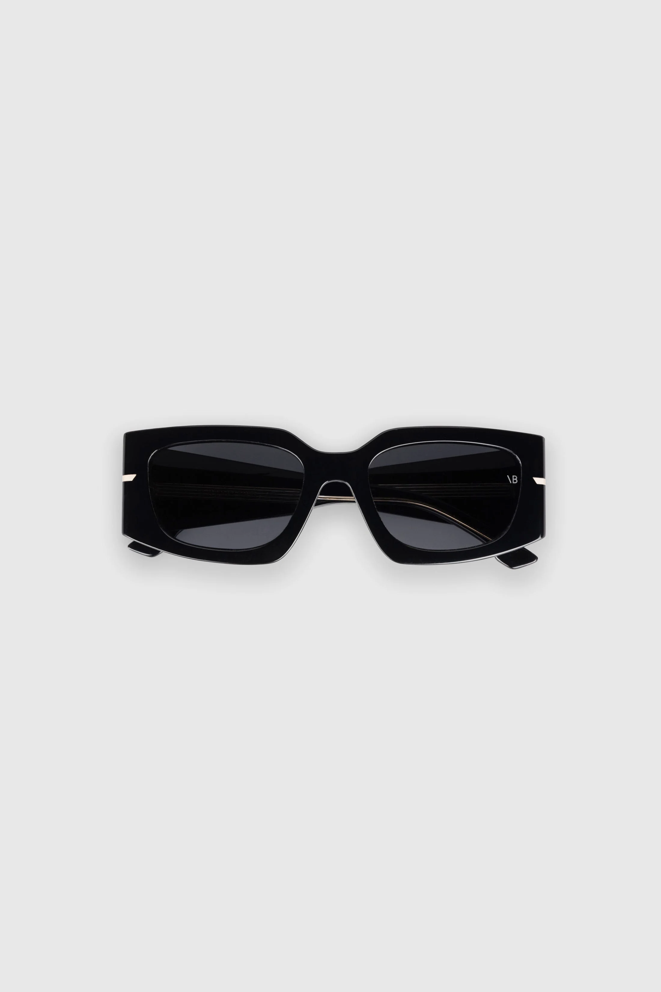 Rectangular Acetate Frame In Black - 1