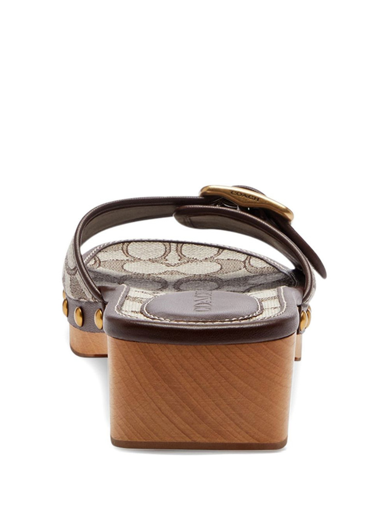 COACH Margot monogram buckled sandals outlook