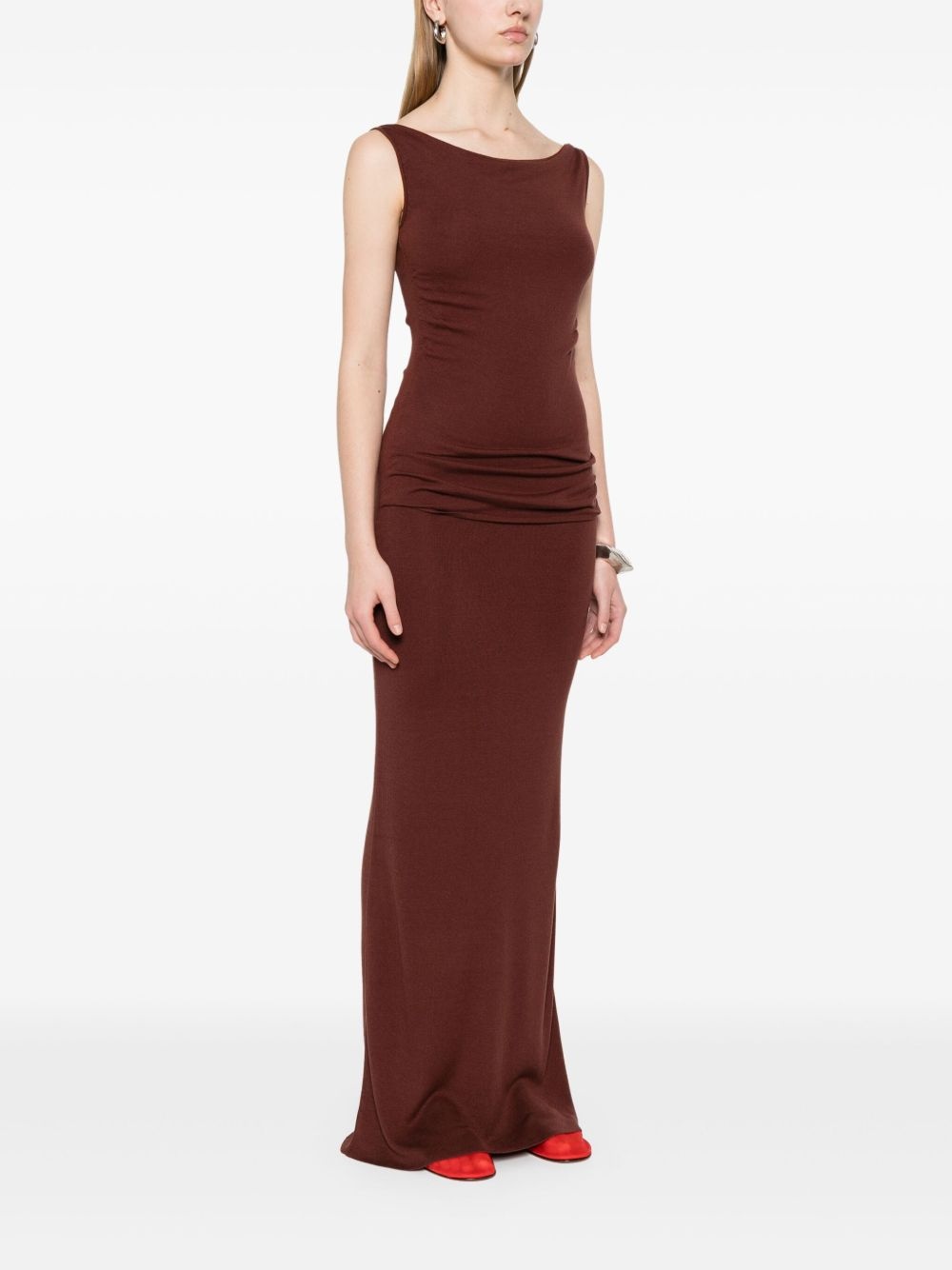 knitted maxi dress - 3