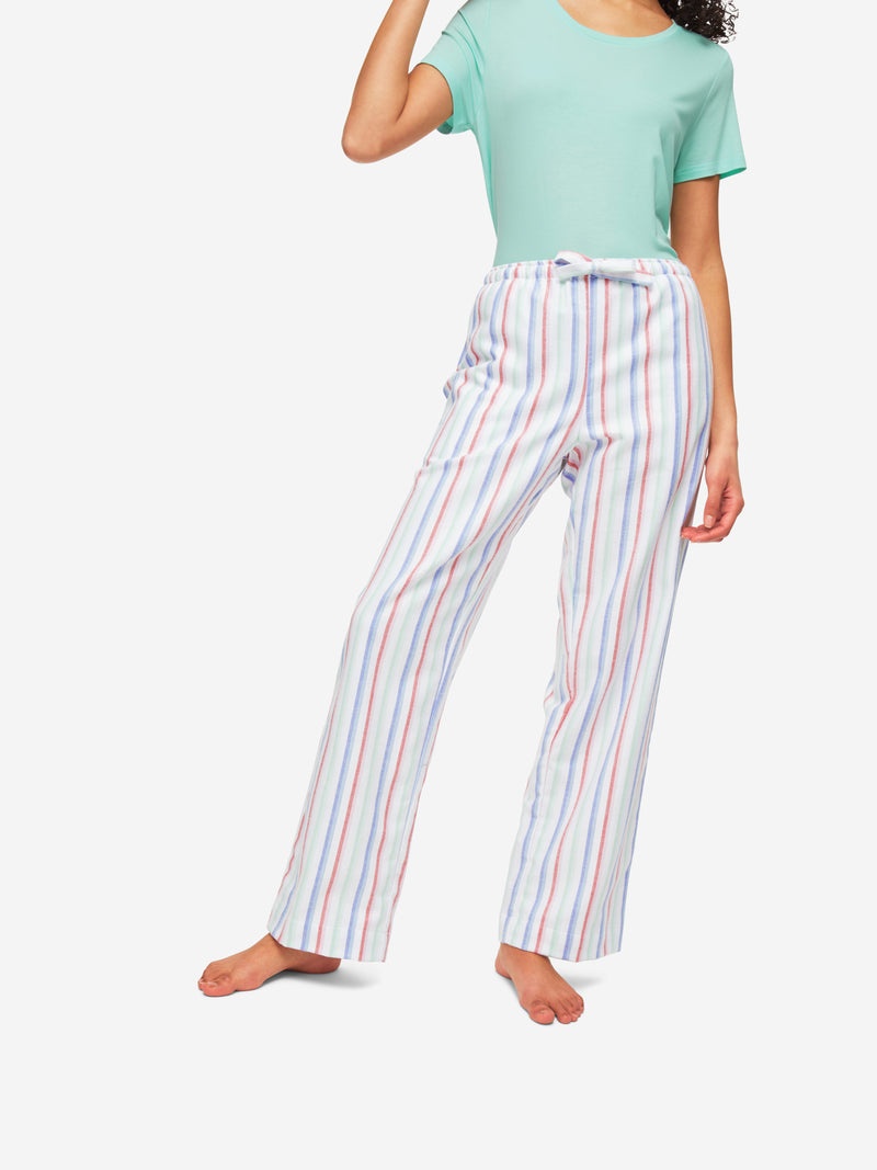 Women's Lounge Trousers Kelburn 28 Brushed Cotton Multi - 5
