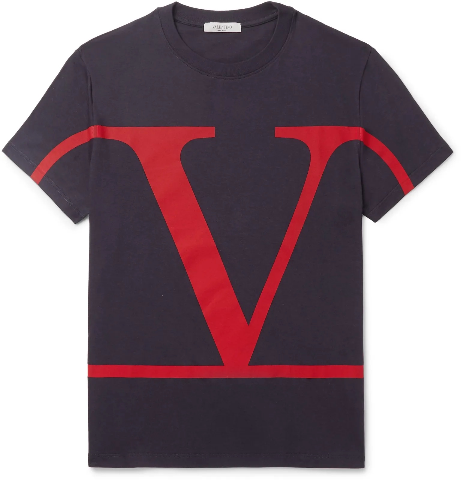 Logo-Print Cotton-Jersey T-Shirt - 1