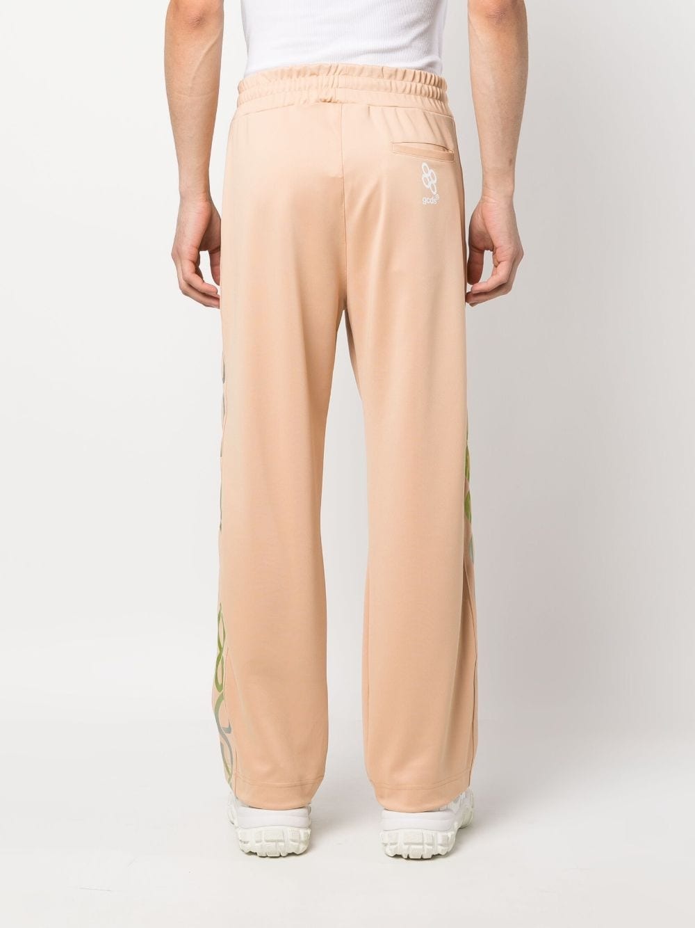 logo-print track trousers - 4