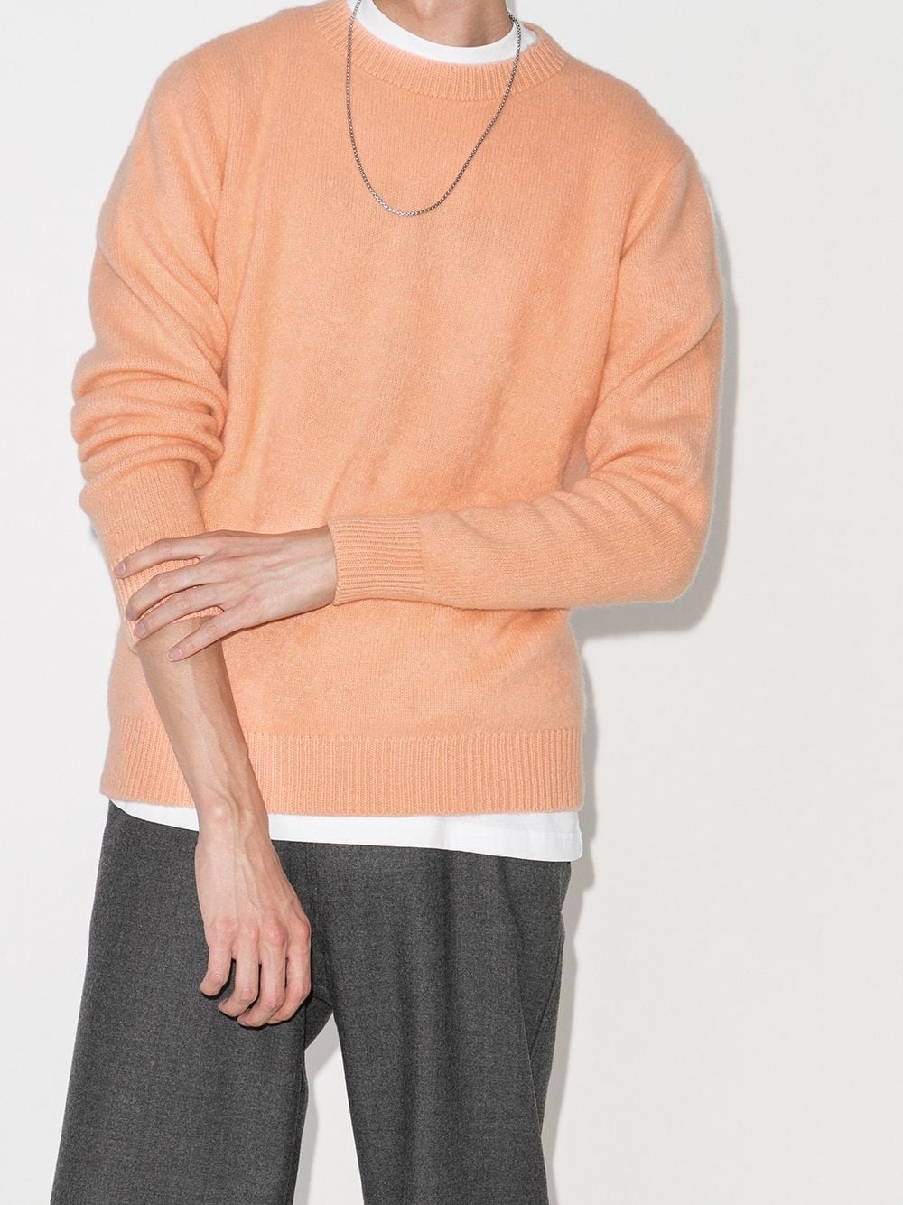 crew-neck cashmere jumper - 2