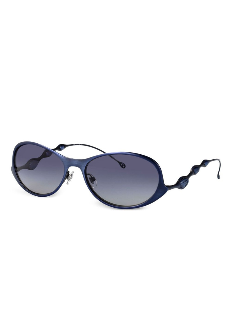 Diesel oval-frame sunglasses outlook