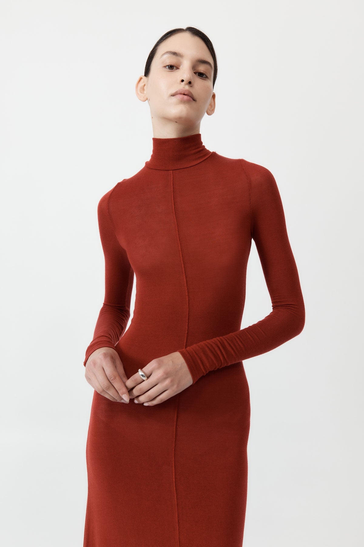 Jersey Maxi Dress - Rouge - 3