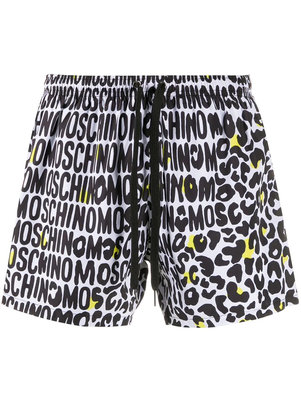 logo-print swimming shorts - 1