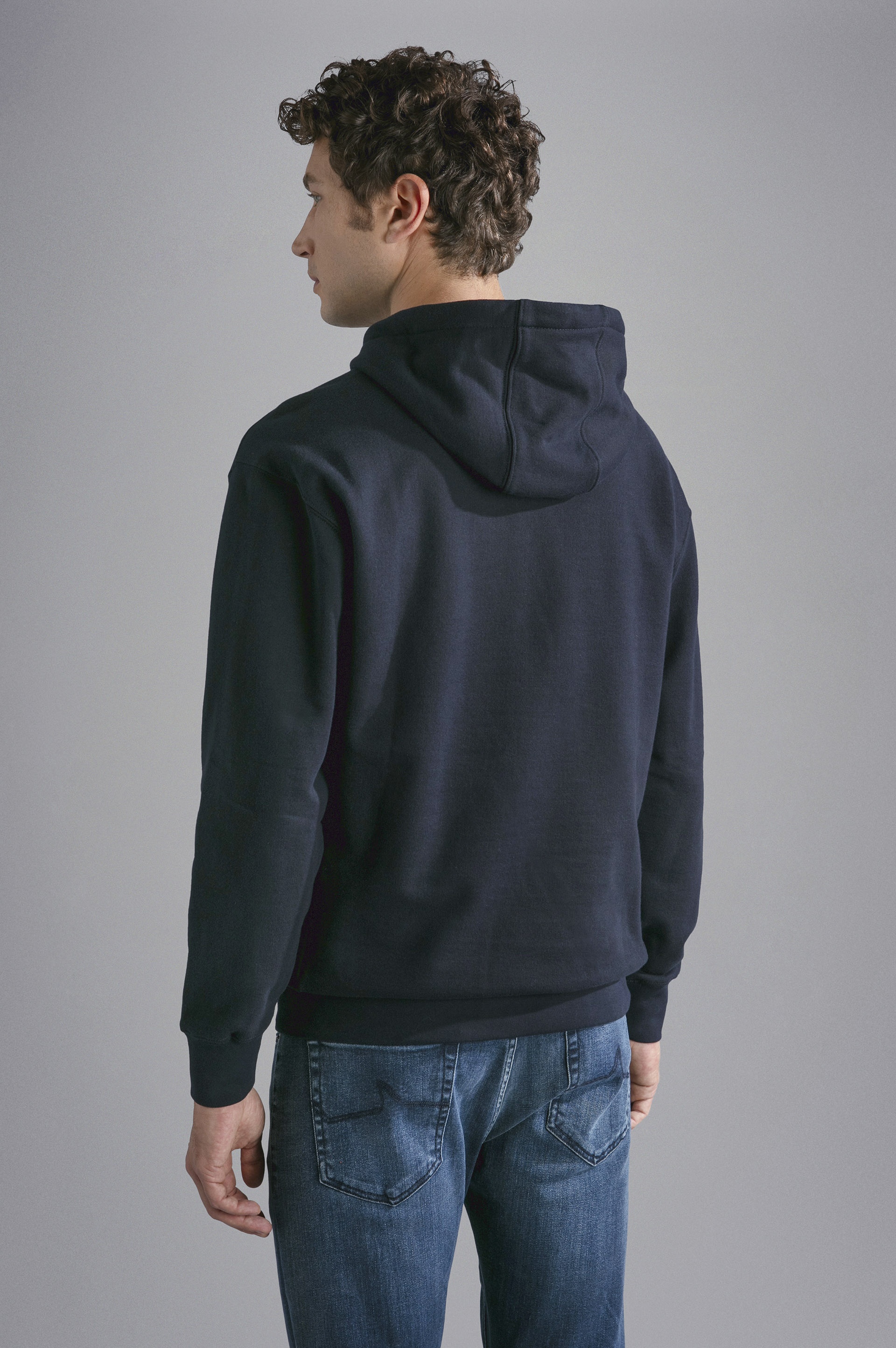 COTTON HOODIE WITH REFLEX PRINT - 3
