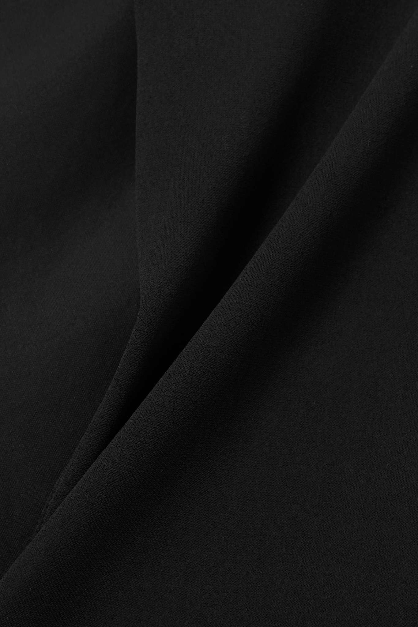 One-sleeve cutout ruched stretch-crepe maxi dress - 4