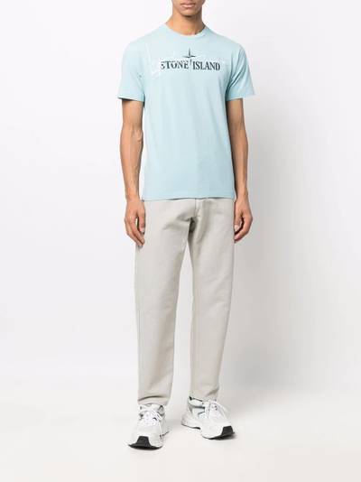 Stone Island logo-print cotton T-shirt outlook