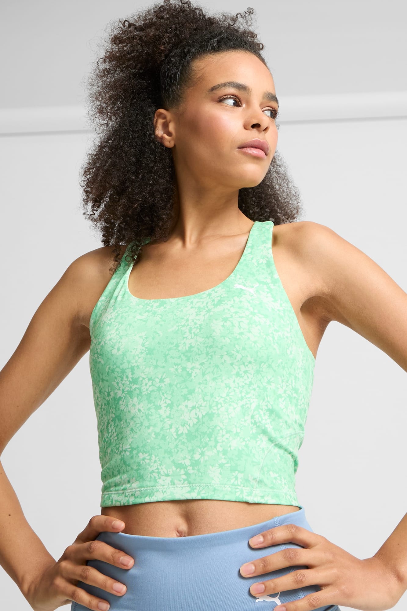 Studio 2-In-1 Women's Training Crop Tank - 3