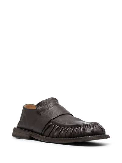 Marsèll Estiva ruched leather loafers outlook