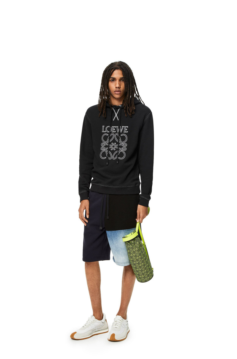 Loewe Anagram hoodie in cotton outlook