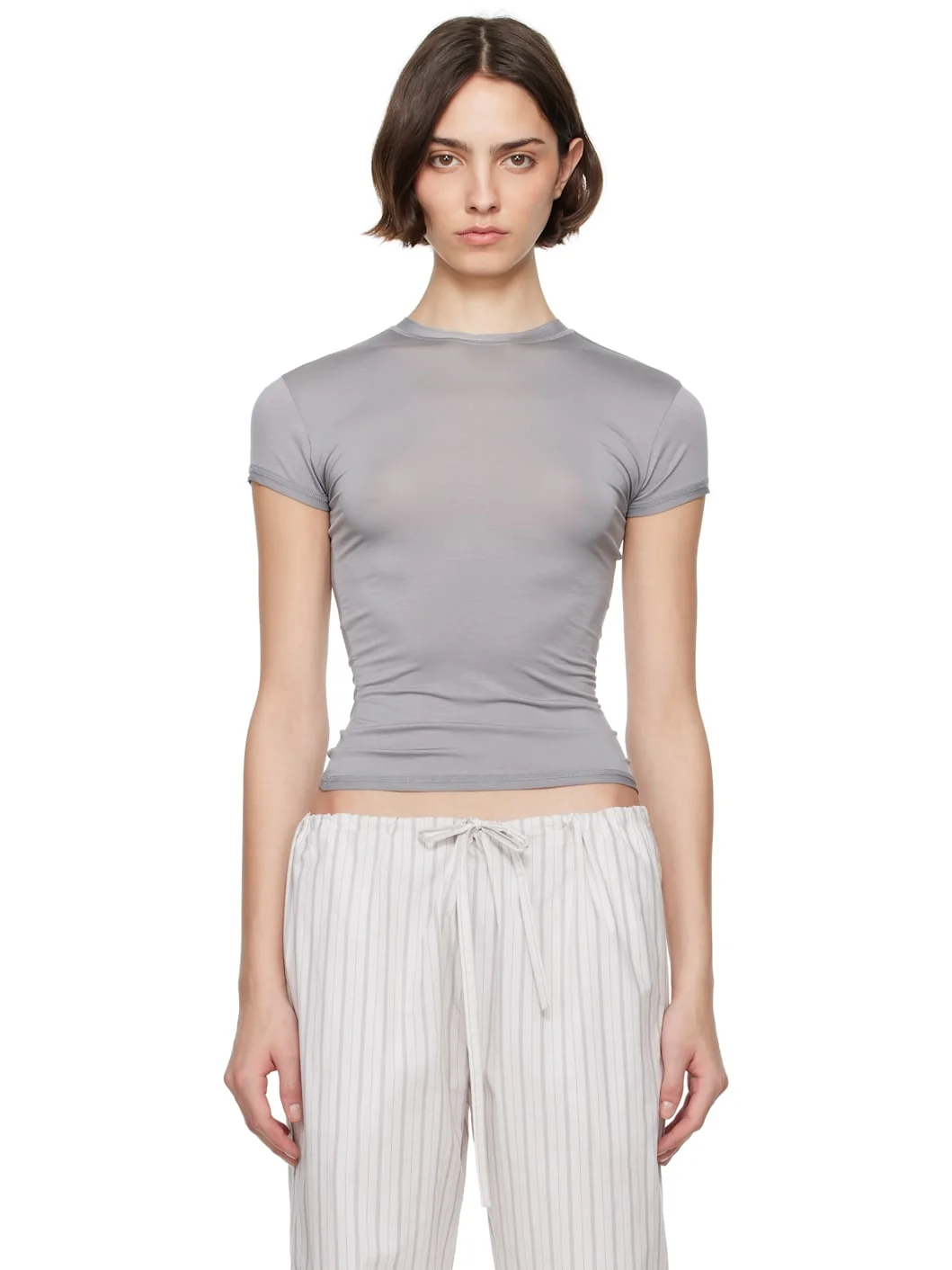 Gray Lightweight T-shirt - 1