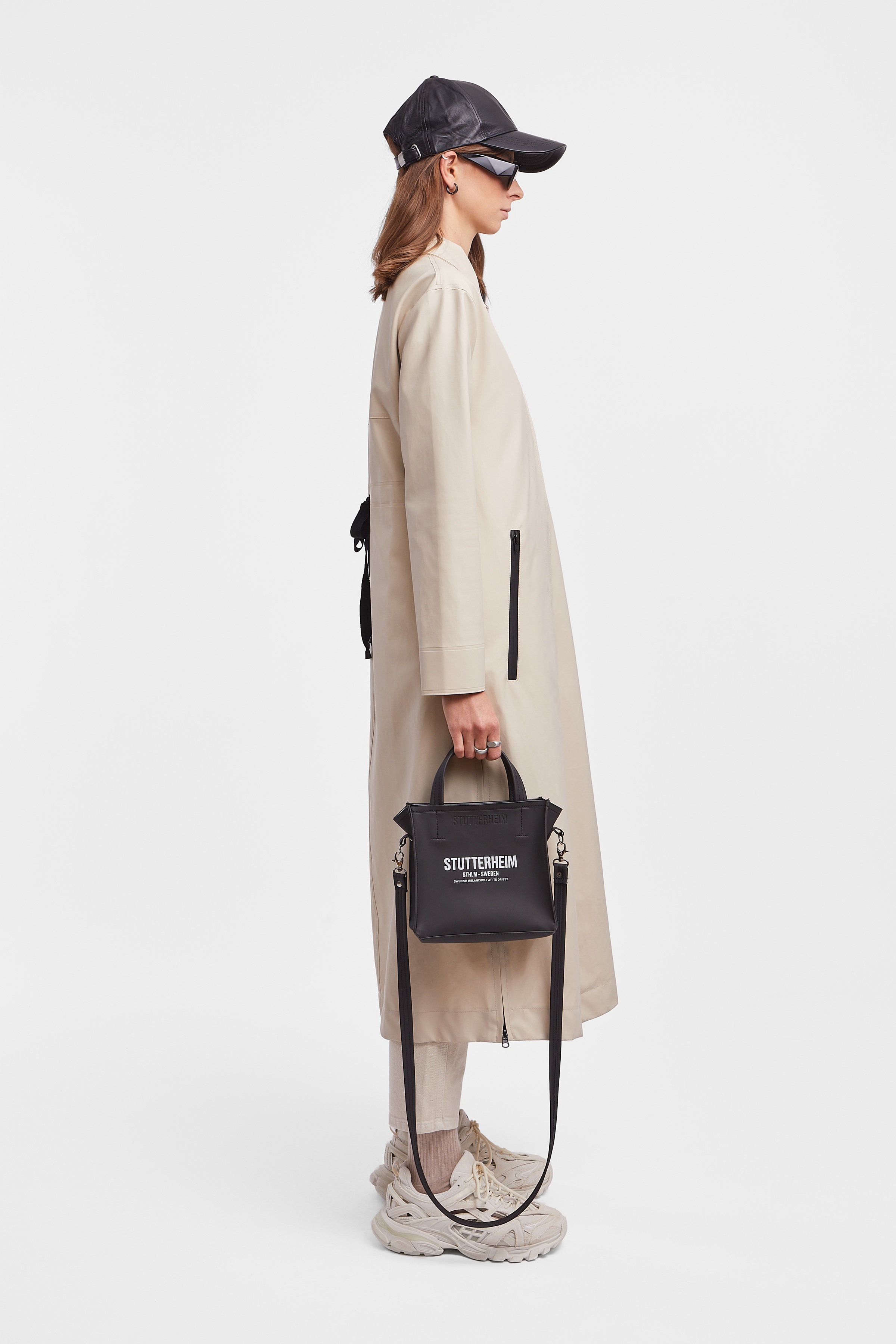 Hornstull Long Raincoat Oyster - 3