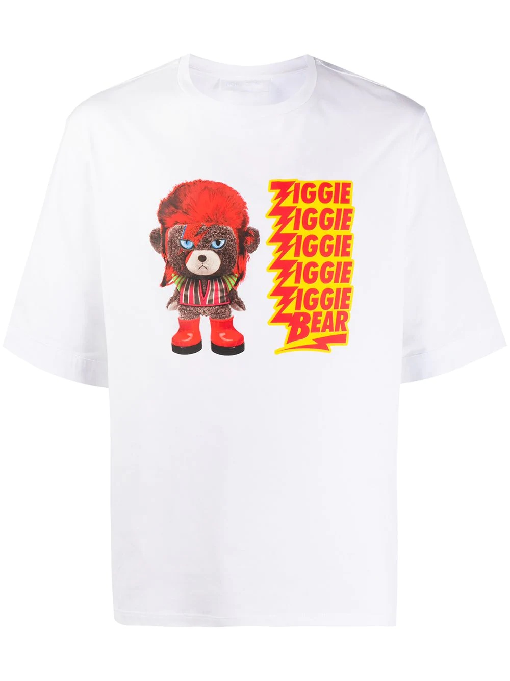 Ziggie bear print cotton T-shirt - 1