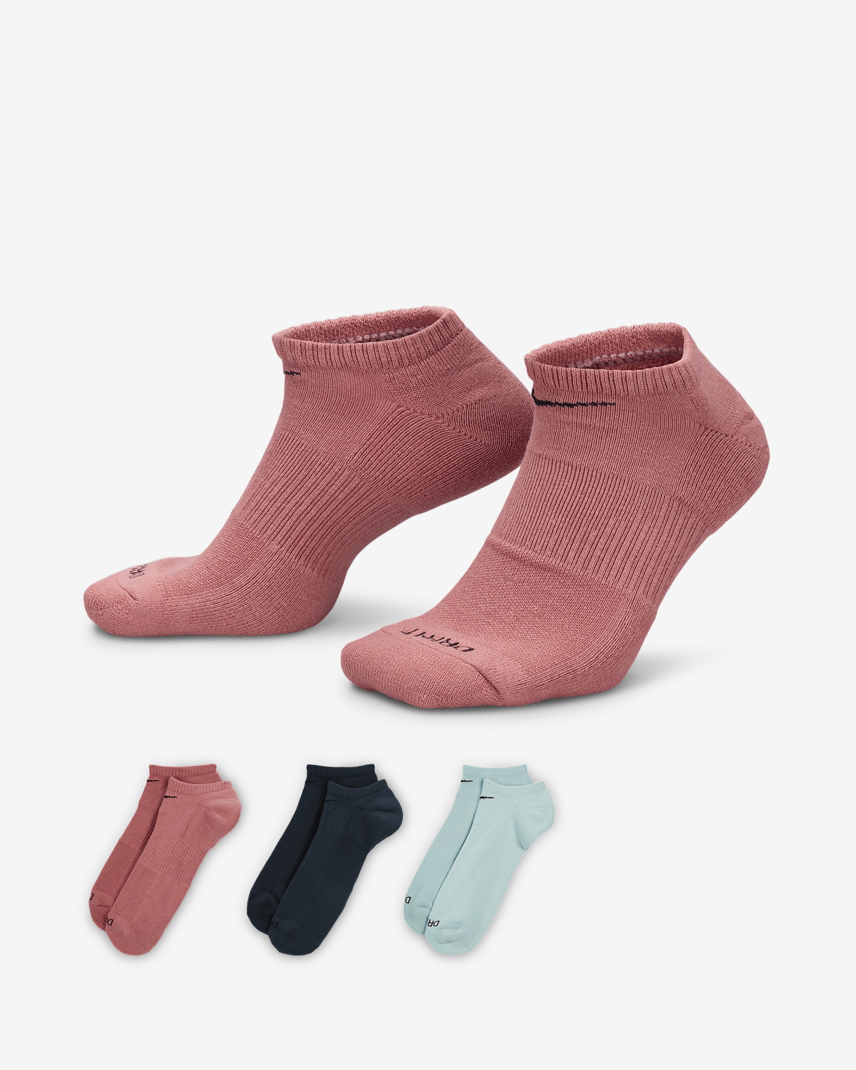 Nike Everyday Plus Cushion Training No-Show Socks (3 Pairs) - 1