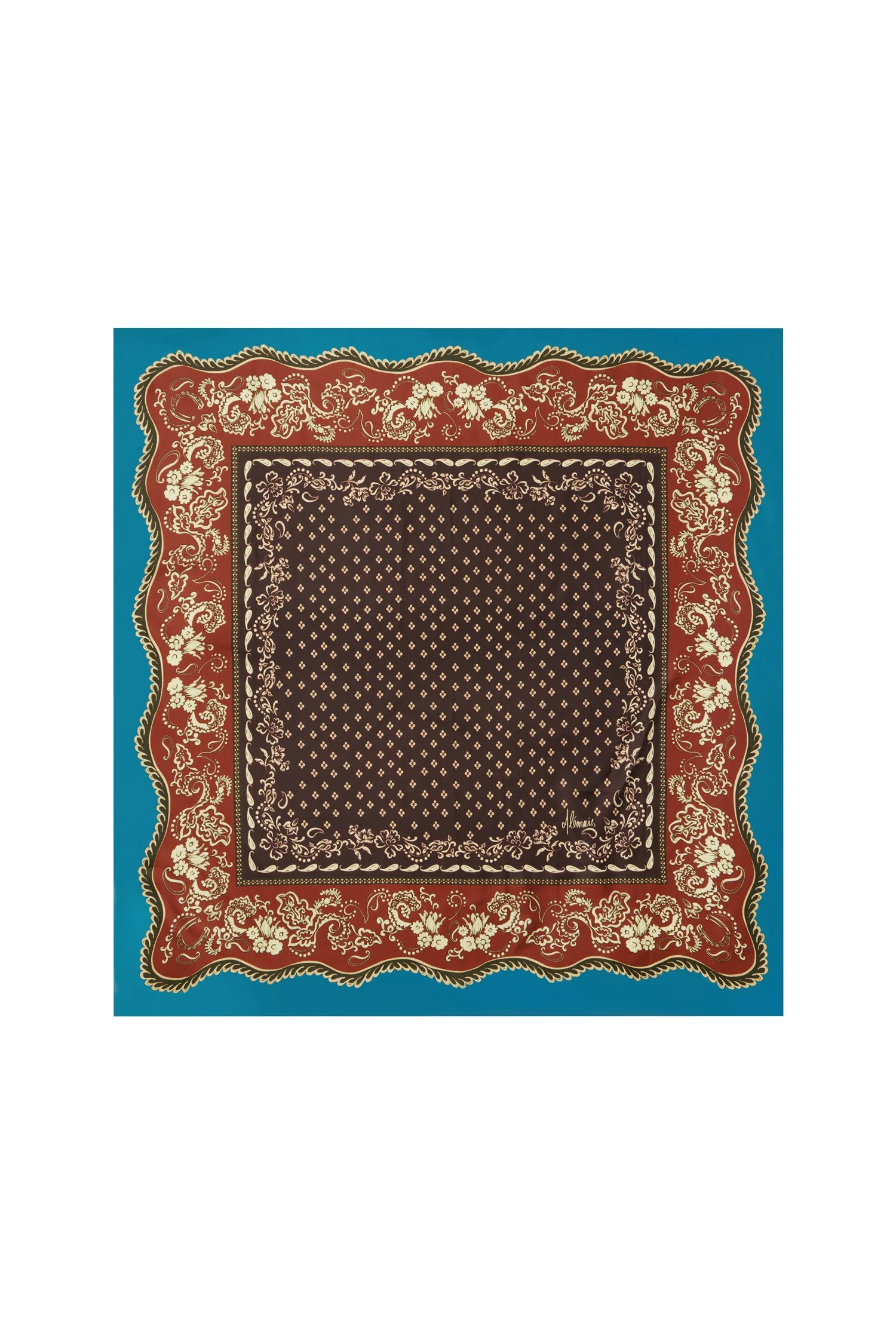 Alma Silk Scarf - 1