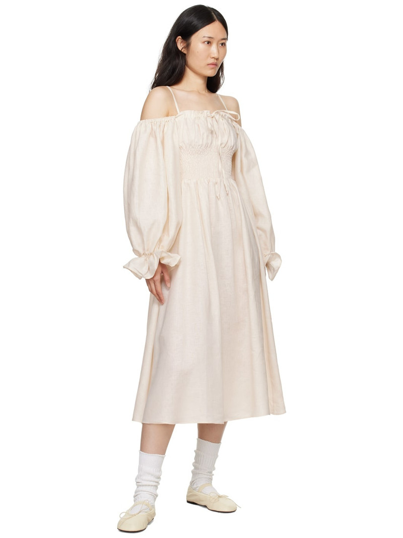 SLEEPER Off-White Cancan Maxi Dress outlook