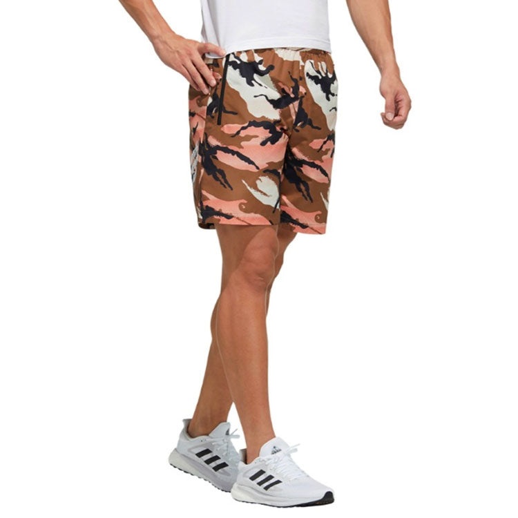 adidas Ub Sht Wv Camo Sports Camouflage Shorts Brown GP0836 - 4