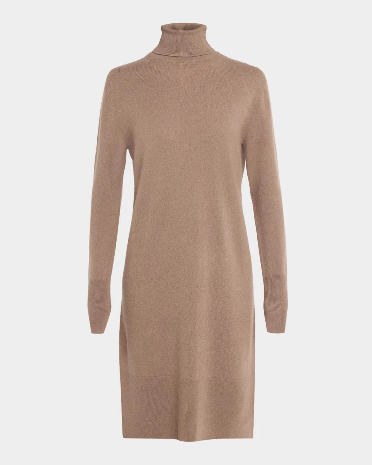Turtleneck Cashmere Sweater Dress - 1