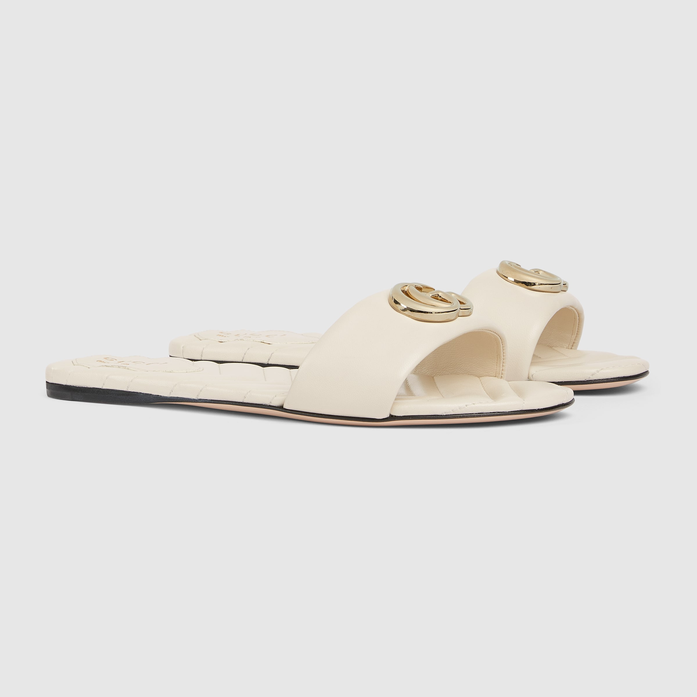 Women's slide sandal with Doube G - 2