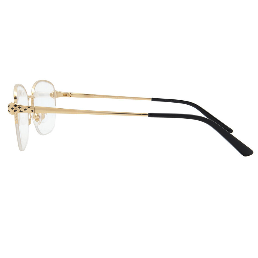 Cartier Demo Oval Ladies Eyeglasses CT0235O 001 54 - 3